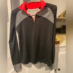 Black/white/pink performance shirt